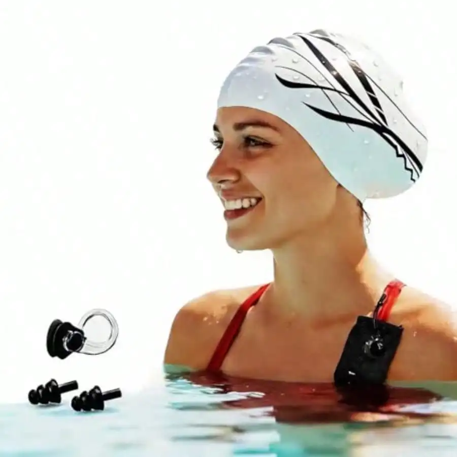 Extra Lar Silicone Swim Cap For Long Hair - Odor-Free With 3D Ear Tection Non-Slip Ultimate Fit For Women Men Adults
Extra Lar Silicone Swim Cap For Long Hair - Odor-Free With 3D Ear Tection Non-Slip Ultimate Fit For Women Men Adults