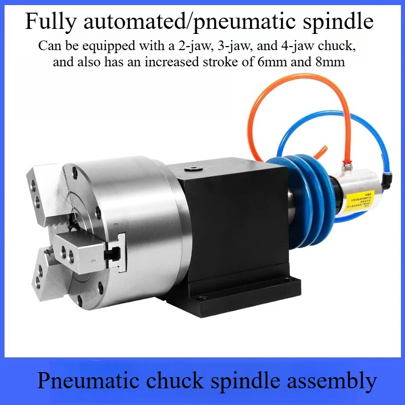 Auto CNC Lathe Spindle w/ Pneumatic Chuck 3-Jaw Power Head for Bench Lathe Plug & Play Automation Precision Ground
Auto CNC Lathe Spindle w/ Pneumatic Chuck 3-Jaw Power Head for Bench Lathe Plug & Play Automation Precision Ground