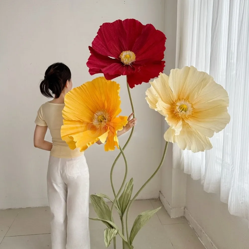 190cm Artificial Flowers Wedding Decor Flower Poppy Garden Decoration Photography Props Party Supplies Home Decor Accessories
190cm Artificial Flowers Wedding Decor Flower Poppy Garden Decoration Photography Props Party Supplies Home Decor Accessories