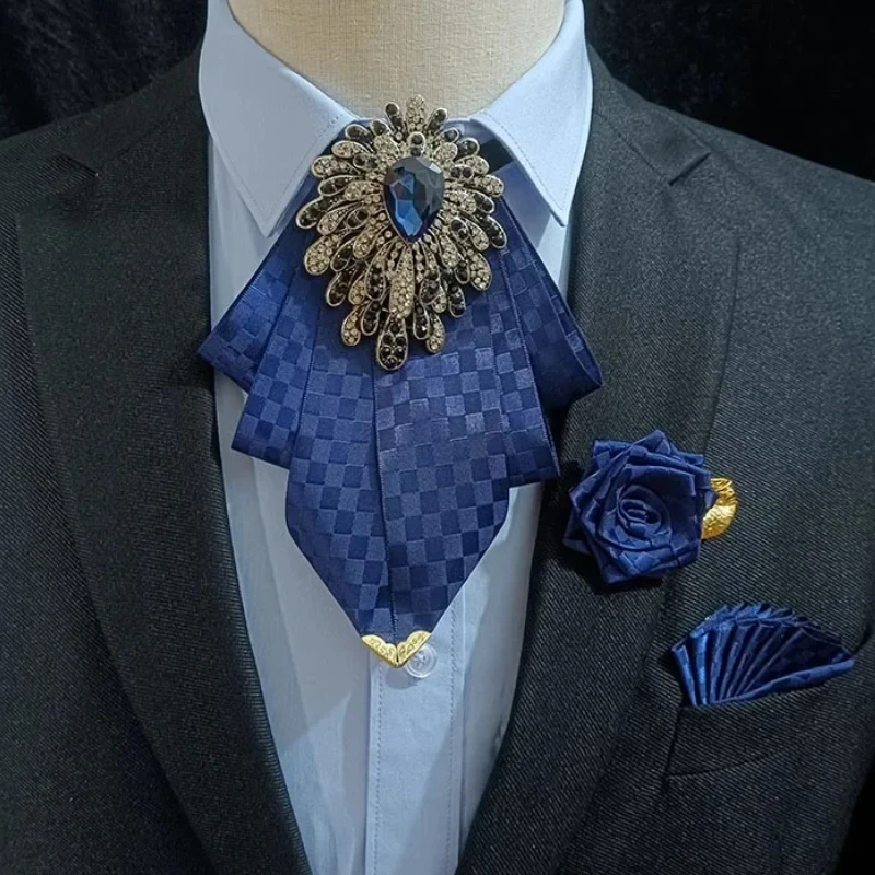 Мужской свадебный комплект брошей с галстуком-бабочкой, оригинальный роскошный воротник со стразами, цветы, ювелирные изделия, подарки для мужчин, британские деловые рубашки, галстук-бабочка
Мужской свадебный комплект брошей с галстуком-бабочкой, оригинальный роскошный воротник со стразами, цветы, ювелирные изделия, подарки для мужчин, британские деловые рубашки, галстук-бабочка