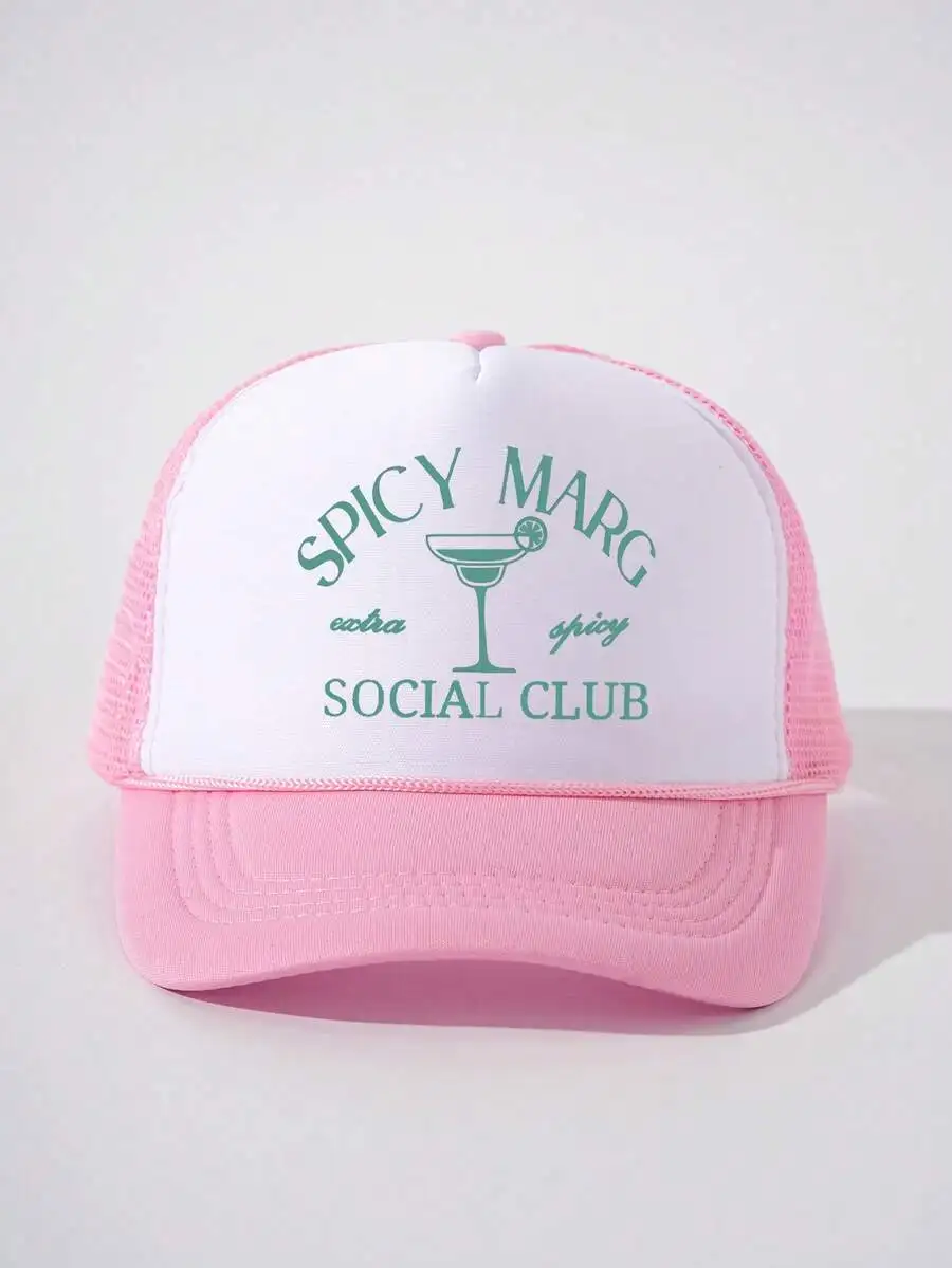 Spicy Marg Printed Mesh Baseball Cap Adjustable Casual Sun Protection Hat
Spicy Marg Printed Mesh Baseball Cap Adjustable Casual Sun Protection Hat