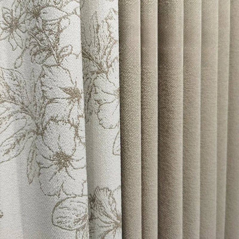 Light Luxury Simple French Splicing Jacquard Solid Color Curtains Milk Tea Color Blackout Thick Chenille Curtains for Bedroom
Light Luxury Simple French Splicing Jacquard Solid Color Curtains Milk Tea Color Blackout Thick Chenille Curtains for Bedroom
