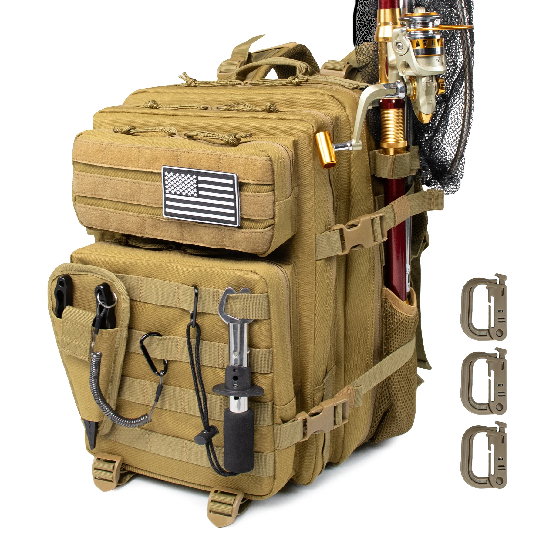 35LWaterproof Fishing Backpack Fishing Tackle Storage Bag Double Shoulder Sling Bag for Outdoor Fishing Hunting Hiking
35LWaterproof Fishing Backpack Fishing Tackle Storage Bag Double Shoulder Sling Bag for Outdoor Fishing Hunting Hiking