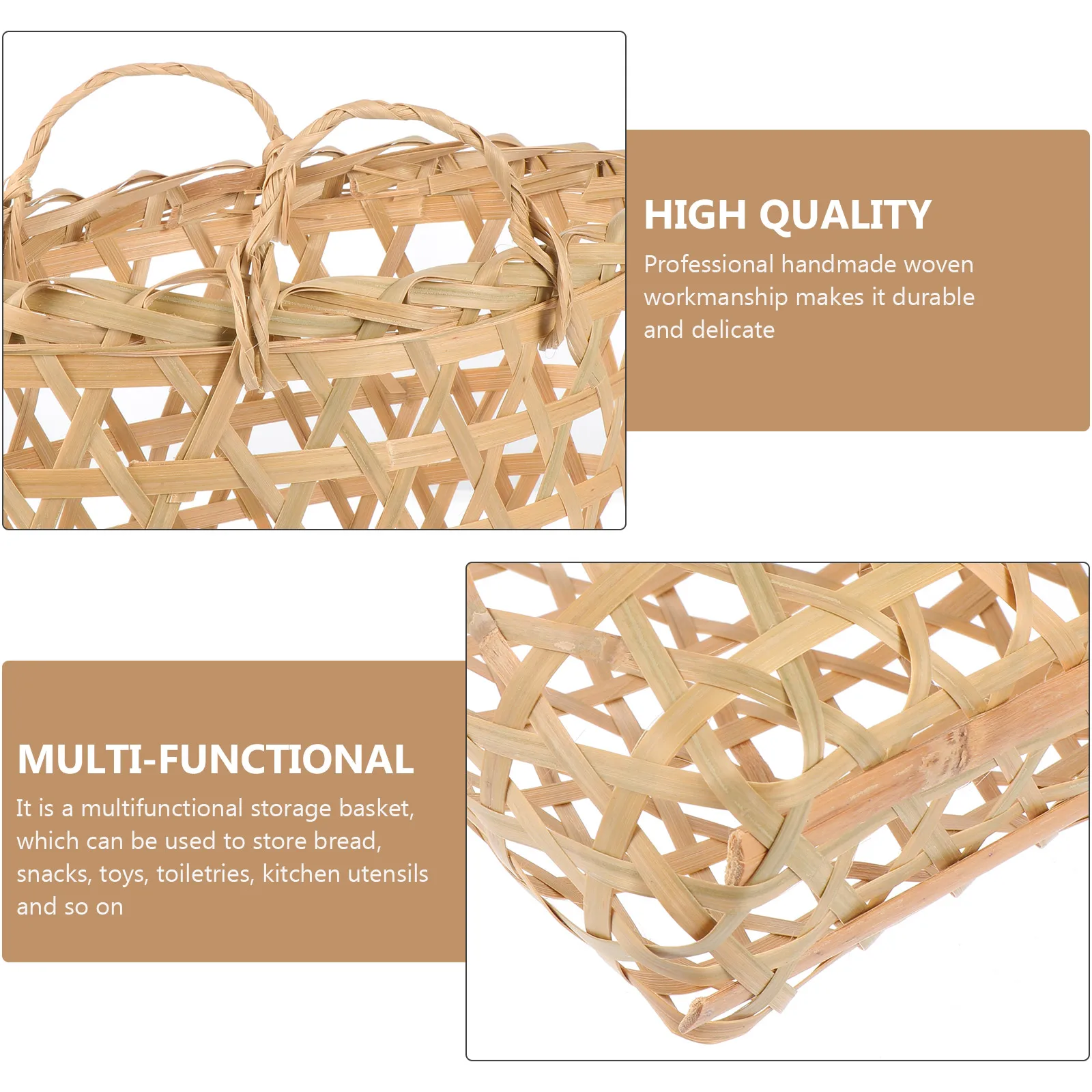 Woven Baskets Tea Storage Picnic Outdoor Portable Basket Khaki Bamboo Safe Multifunctional Storage Household
Woven Baskets Tea Storage Picnic Outdoor Portable Basket Khaki Bamboo Safe Multifunctional Storage Household
