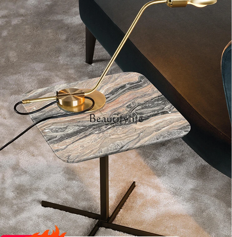 Mild Luxury Marble Small Coffee Table Living Room Sofa Side Table Balcony Small round Table Modern Minimalist
Mild Luxury Marble Small Coffee Table Living Room Sofa Side Table Balcony Small round Table Modern Minimalist