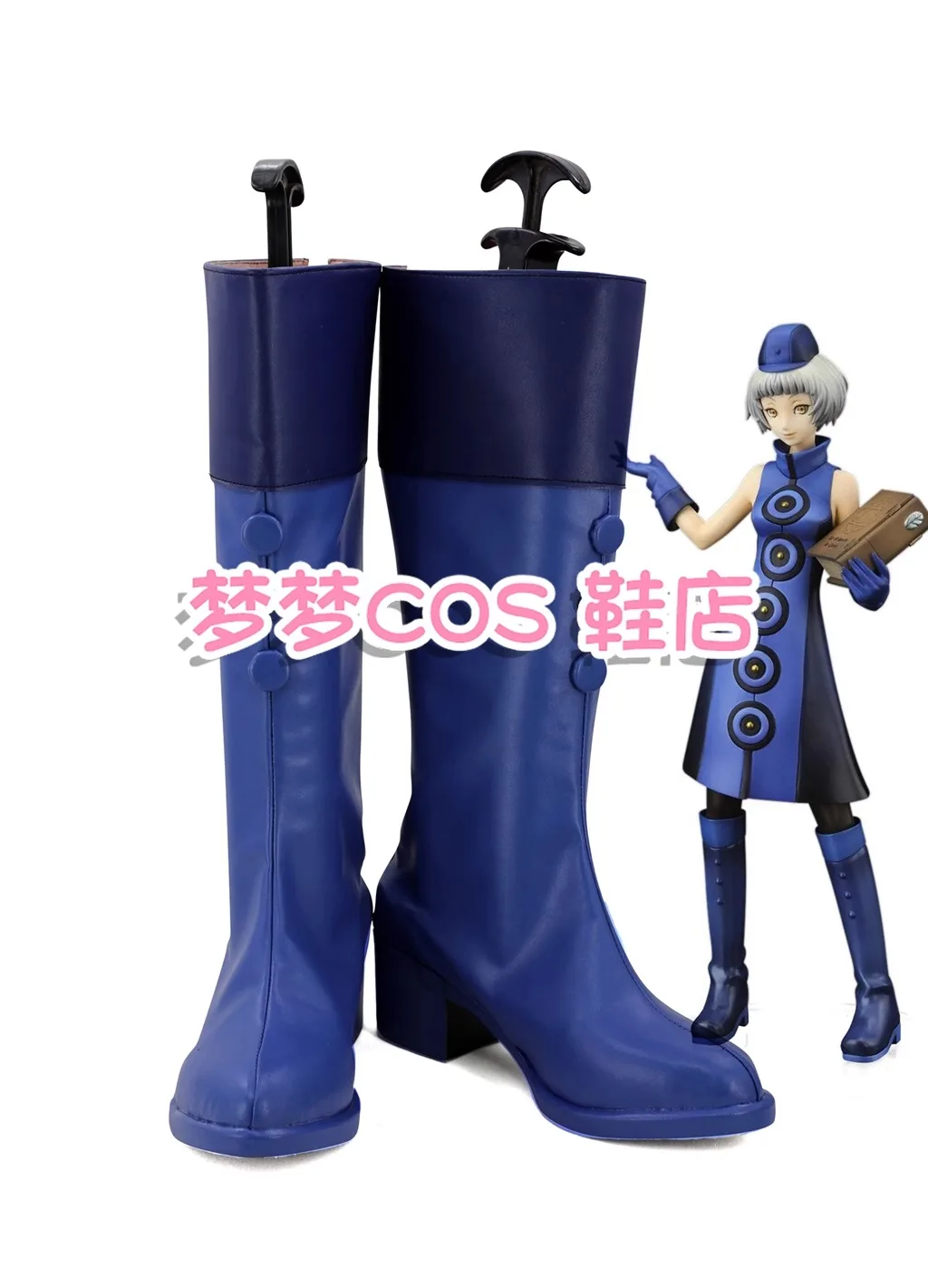 JP Games PERSONA 3 P3 Elizabeth Cosplay Shoes Handmade Leather Blue Costume Boots
JP Games PERSONA 3 P3 Elizabeth Cosplay Shoes Handmade Leather Blue Costume Boots