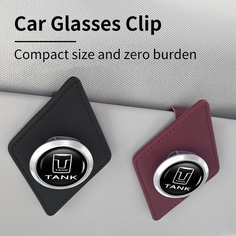 Leather Car Eyeglasses Clip Sun Visor Sunglasses Storage Clip Car Accessories For Great Wall GWM Tank 300 City 300 Border 400 50
Leather Car Eyeglasses Clip Sun Visor Sunglasses Storage Clip Car Accessories For Great Wall GWM Tank 300 City 300 Border 400 50
