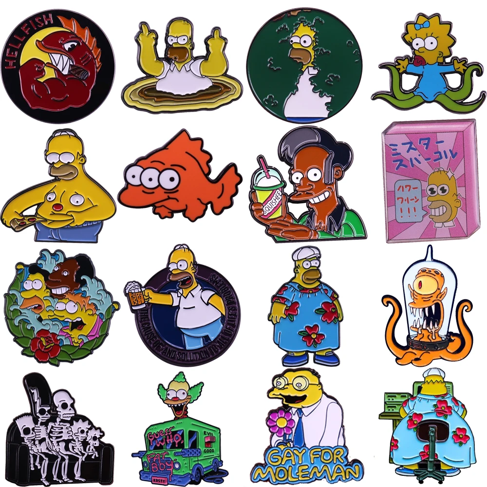 Cartoon Enamel Pin Cartoon badge Lapel Pins for Collar Backpacks Cool Pins on Clothes Jewelry Accessories Brooches Gifts
Cartoon Enamel Pin Cartoon badge Lapel Pins for Collar Backpacks Cool Pins on Clothes Jewelry Accessories Brooches Gifts
