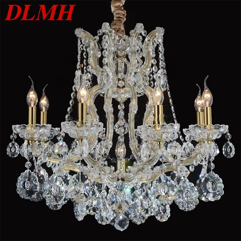 DLMH European Style Chandelier LED Pendant Lamps Candle Crystal Luxury Lights Modern Fixtures for Home Hotel Villa Hall
DLMH European Style Chandelier LED Pendant Lamps Candle Crystal Luxury Lights Modern Fixtures for Home Hotel Villa Hall