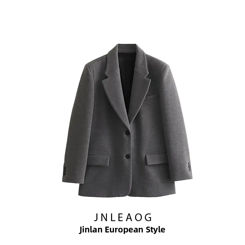 JNLEAOG Spring New Women's Sle oulder Pad Straight Leg Suit Jaet Casual Faion Polyester Fiber Long Sve Coat
JNLEAOG Spring New Women's Sle oulder Pad Straight Leg Suit Jaet Casual Faion Polyester Fiber Long Sve Coat