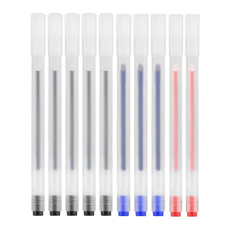 10pcs Gel Pen Set 0.5mm Black Blue Red Frosted Office School Writing Student Stationery Supplies
10pcs Gel Pen Set 0.5mm Black Blue Red Frosted Office School Writing Student Stationery Supplies