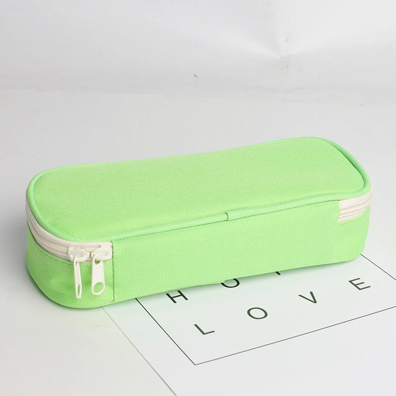 1 Piece Simplicity Student Pencil Case Creative Fashion Solid Color Pencil Bag High Capacity Canvas Stationery Storage Bag
1 Piece Simplicity Student Pencil Case Creative Fashion Solid Color Pencil Bag High Capacity Canvas Stationery Storage Bag