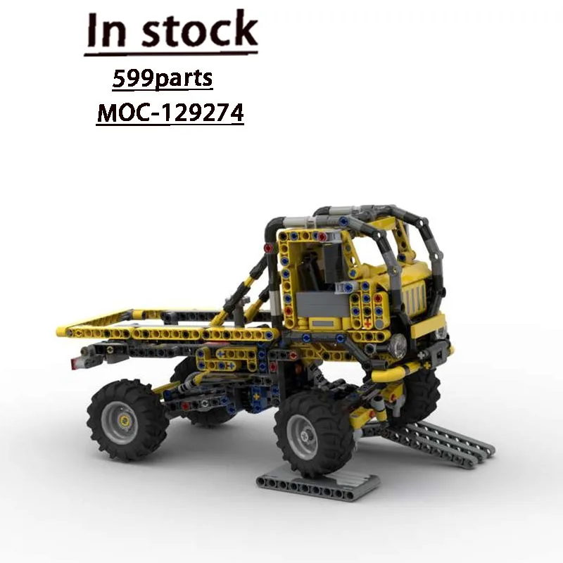 MOC-129274 New Classic Freight Semi-Trailer Truck Building Block Model 599 Parts MOC Creative Boys Children's Birthday Toy Gift
MOC-129274 New Classic Freight Semi-Trailer Truck Building Block Model 599 Parts MOC Creative Boys Children's Birthday Toy Gift