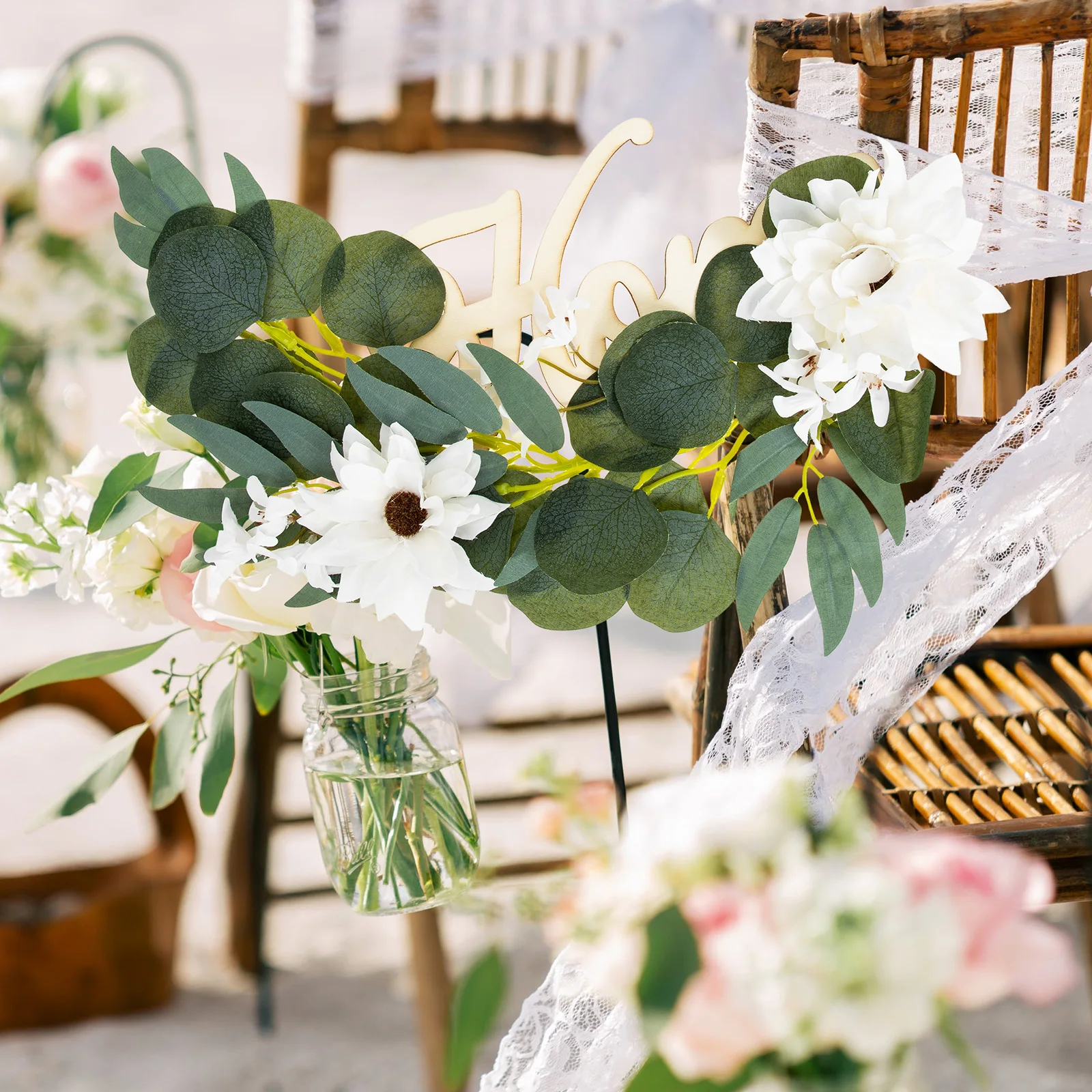 Simulated Back Flowers Wedding Decor Artificial Fake Flowers Party Chair Decorations Elegant Chair Sash Decor Event Home
Simulated Back Flowers Wedding Decor Artificial Fake Flowers Party Chair Decorations Elegant Chair Sash Decor Event Home