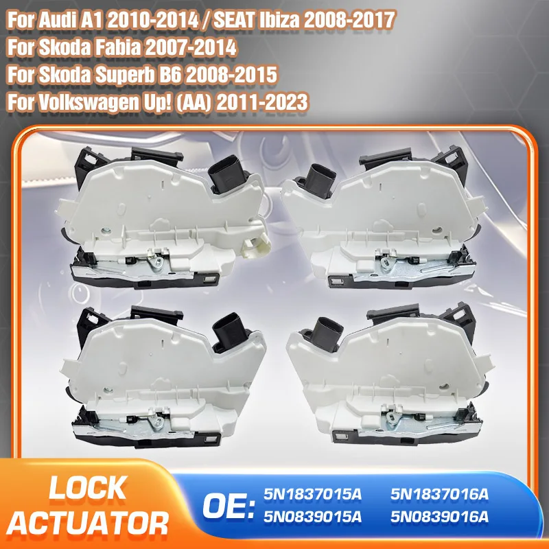 Car Parts For Audi A1 Seat Ibiza Skoda Fabia Superb Volkswagen Up Door Lock Actuator 5N1837015A 5N1837016A 5N0839015A 5N0839016A
Car Parts For Audi A1 Seat Ibiza Skoda Fabia Superb Volkswagen Up Door Lock Actuator 5N1837015A 5N1837016A 5N0839015A 5N0839016A