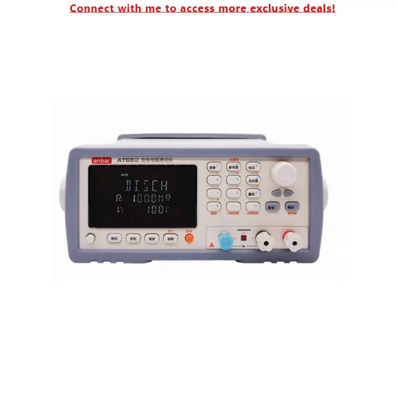 Applent AT682 Insulation Resistance Tester Meter Testing Range 10k-1TΩ,1V~1000V Arbitrary Voltage Output
Applent AT682 Insulation Resistance Tester Meter Testing Range 10k-1TΩ,1V~1000V Arbitrary Voltage Output