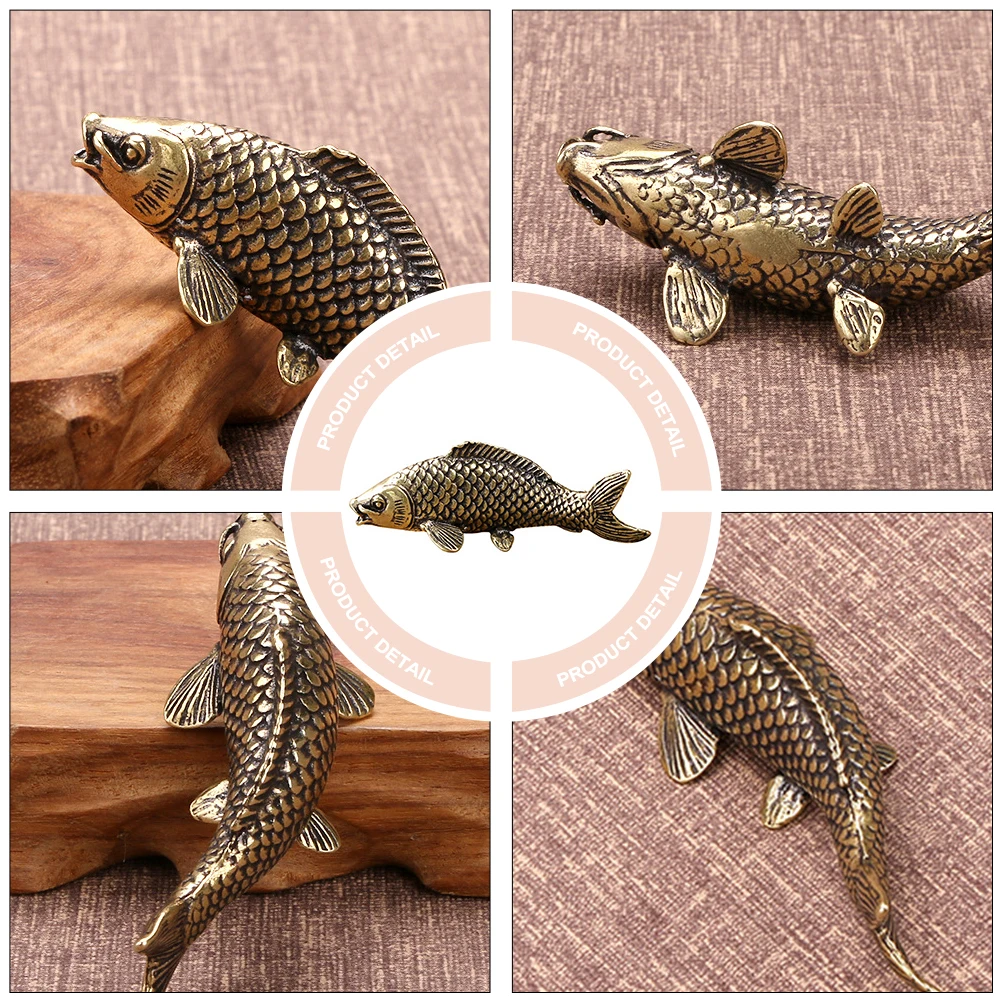Koi Fragrant Ornaments Carp Shape Copper Metal Decor Desktop Decoration Handicraft Adornment Lightweight Unique Feng
Koi Fragrant Ornaments Carp Shape Copper Metal Decor Desktop Decoration Handicraft Adornment Lightweight Unique Feng