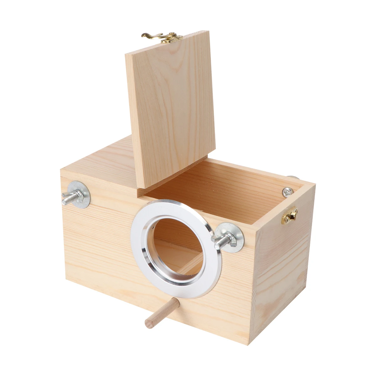 Wooden Birds Nest Solid Wood Parrot Breeding Box Cage Decorative House Garden Outdoor Eco Friendly Durable Rust Proof Design
Wooden Birds Nest Solid Wood Parrot Breeding Box Cage Decorative House Garden Outdoor Eco Friendly Durable Rust Proof Design