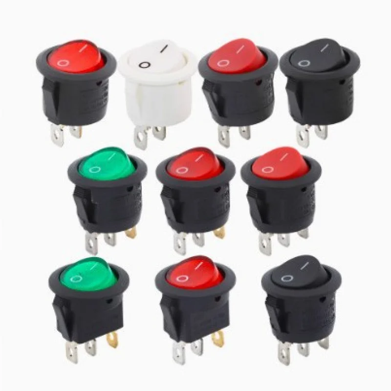 Круглая кнопка переключения 20 мм, 3/2 двухуровневая подставка для ног KCD1, небольшой блок питания, лодочный переключатель, черный, красный, зеленый
Круглая кнопка переключения 20 мм, 3/2 двухуровневая подставка для ног KCD1, небольшой блок питания, лодочный переключатель, черный, красный, зеленый