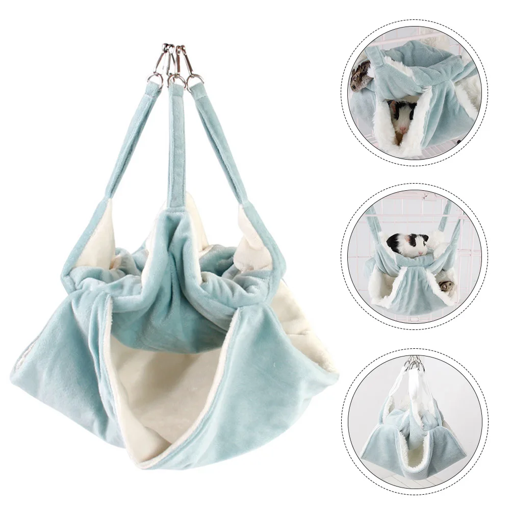 Small Pet Double Layers Hammock Warm Flannel Material Soft Comfortable Cat Hamster Guinea Pig Nest Fall Winter
Small Pet Double Layers Hammock Warm Flannel Material Soft Comfortable Cat Hamster Guinea Pig Nest Fall Winter