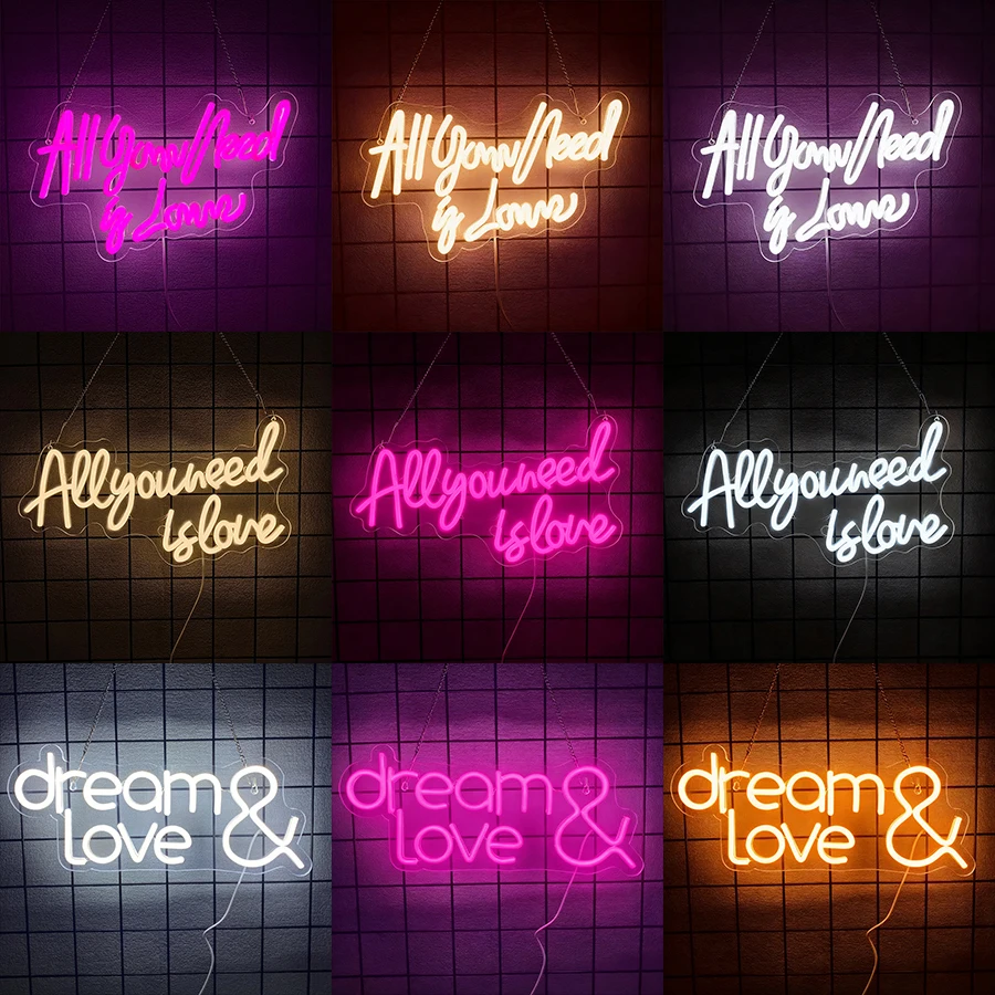 All You Need is Love Neon Sign for Wedding Wall Decor,LED Light Sign for Bedroom Bar Anniversary Valentines Day Birthday Gifts
All You Need is Love Neon Sign for Wedding Wall Decor,LED Light Sign for Bedroom Bar Anniversary Valentines Day Birthday Gifts