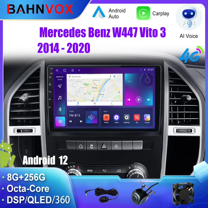 Android Car Radio GPS Navigation Multimedia Video Player for Mercedes Benz W447 Vito 3 2014 - 2020 Stereo Tape Recorder 4G
Android Car Radio GPS Navigation Multimedia Video Player for Mercedes Benz W447 Vito 3 2014 - 2020 Stereo Tape Recorder 4G