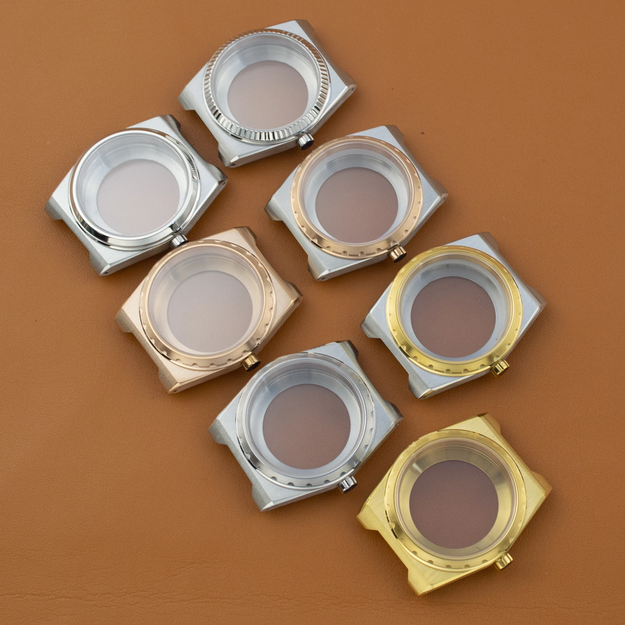 37mm Silver Rose Gold NH35 Case for VC222 Case Sapphire Glass fit NH35/NH36/NH38 Movement 28.5mm 31mm Dial 316L Stainless Steel
37mm Silver Rose Gold NH35 Case for VC222 Case Sapphire Glass fit NH35/NH36/NH38 Movement 28.5mm 31mm Dial 316L Stainless Steel