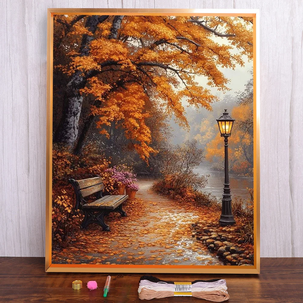 Landscape Park Bench Cross-Stitch Complete Kit DIY Embroidery Knitting Handiwork Handicraft Handmade Promotions Home Decor Gift
Landscape Park Bench Cross-Stitch Complete Kit DIY Embroidery Knitting Handiwork Handicraft Handmade Promotions Home Decor Gift