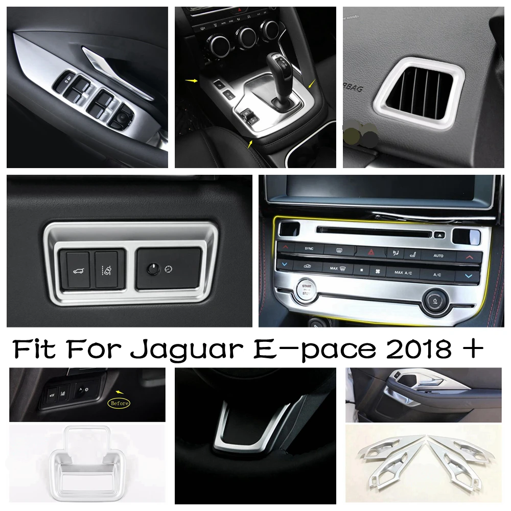Dashboard Air AC Vent / Handle Bowl / Gear Shift / Window Lift / Hand Brake Cover Trim Accessories For Jaguar E-pace 2018 - 2023
Dashboard Air AC Vent / Handle Bowl / Gear Shift / Window Lift / Hand Brake Cover Trim Accessories For Jaguar E-pace 2018 - 2023