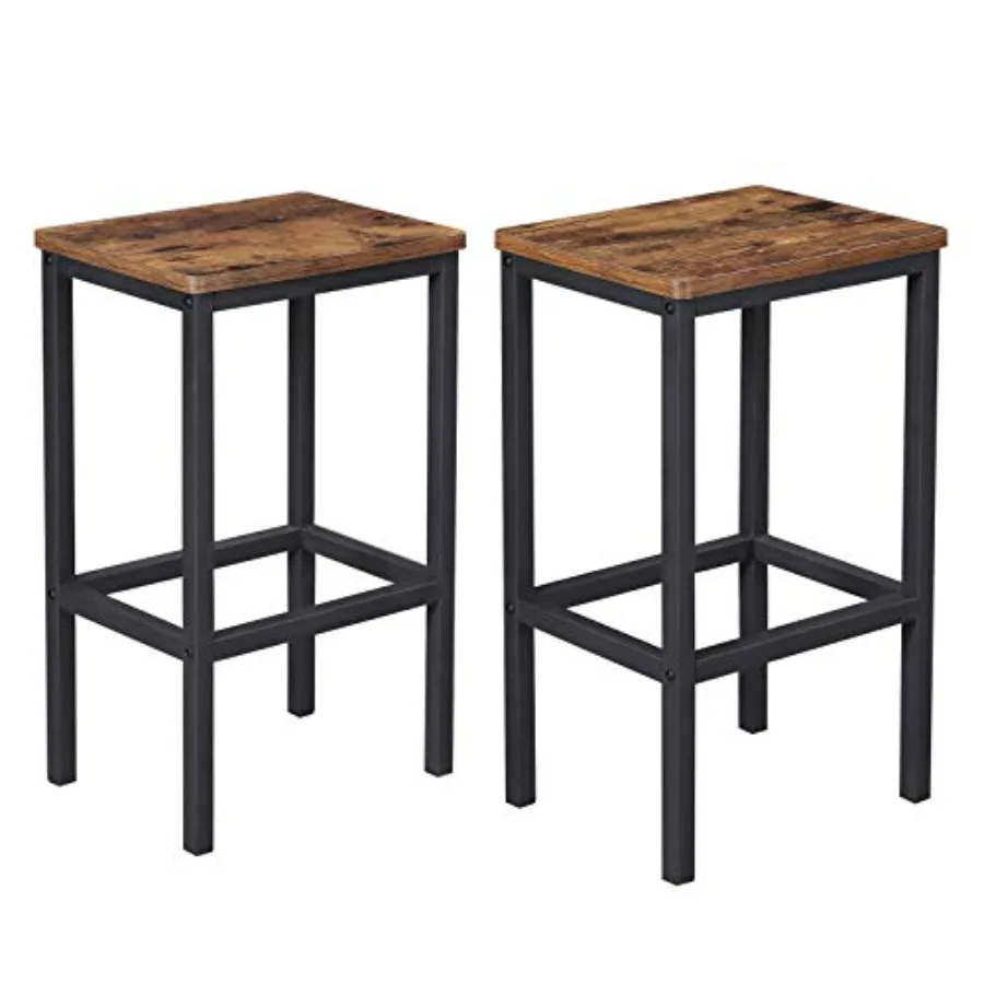 Bar Stools Set of 2, Bar Chairs, Kitchen Breakfast Bar Stools with Footrest, 25.6 Inch Tall, Industrial in Living Room, Party R
Bar Stools Set of 2, Bar Chairs, Kitchen Breakfast Bar Stools with Footrest, 25.6 Inch Tall, Industrial in Living Room, Party R
