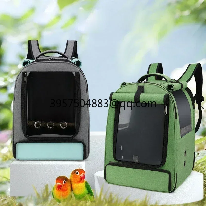 Pet parrot backpack set, waterproof bird transport bag for cat and dog travel, bird clothing, outdoor carrying cage
Pet parrot backpack set, waterproof bird transport bag for cat and dog travel, bird clothing, outdoor carrying cage