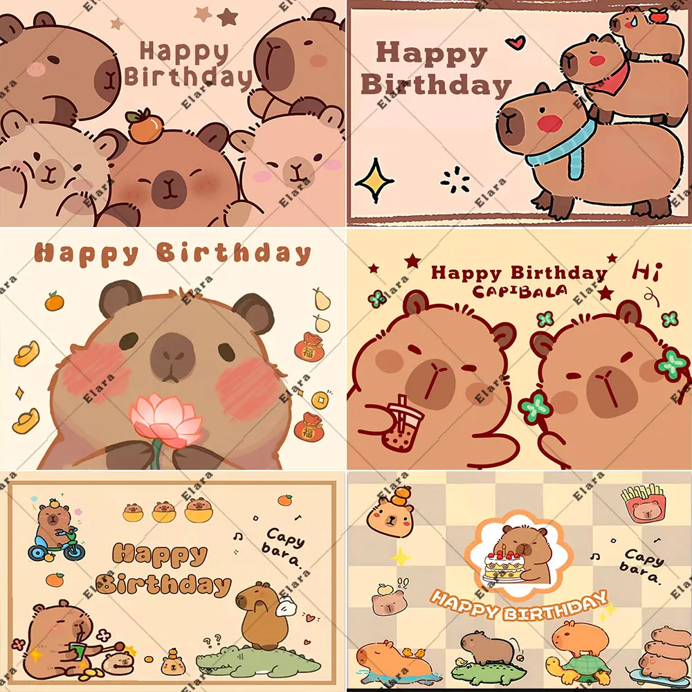 1Pc Cartoon Capybara Kid's First Birthday Decoration Supplies Photography Background Custom Cute Animal Banner Photo Studio Prop
1Pc Cartoon Capybara Kid's First Birthday Decoration Supplies Photography Background Custom Cute Animal Banner Photo Studio Prop