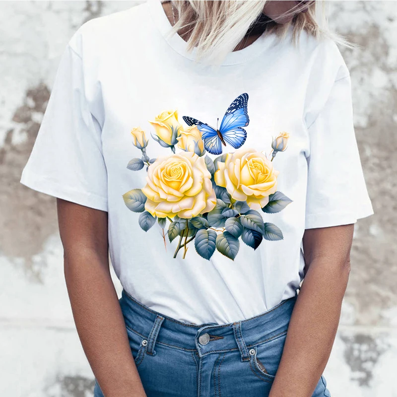 (High quality T-shirts)New Funny Flowers Butterfly T Shirt Short Sleeve O Neck Summer Casual Letter Printing T-Shirt Top Tee
(High quality T-shirts)New Funny Flowers Butterfly T Shirt Short Sleeve O Neck Summer Casual Letter Printing T-Shirt Top Tee