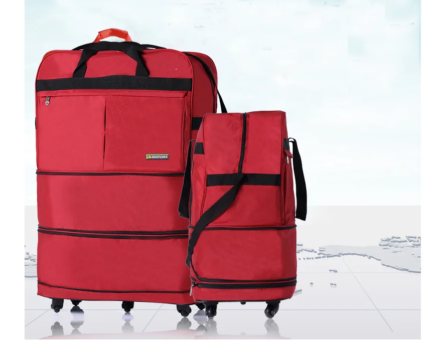 36 Inch Large Expandable Rolling Luggage Bag Foldable Travel Trolley Bags with 5 wheels Spinner Suitcase oxford Rolling Dufflel
36 Inch Large Expandable Rolling Luggage Bag Foldable Travel Trolley Bags with 5 wheels Spinner Suitcase oxford Rolling Dufflel