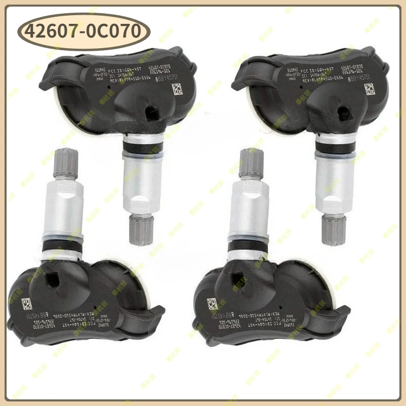 42607-0C070 4PCS For Sienna 2006-2020 Toyota Sequoia 2009-2017 Tundra 2007-2018 TPMS 315MHz Tire Pressure Sensor 42607-0C070
42607-0C070 4PCS For Sienna 2006-2020 Toyota Sequoia 2009-2017 Tundra 2007-2018 TPMS 315MHz Tire Pressure Sensor 42607-0C070