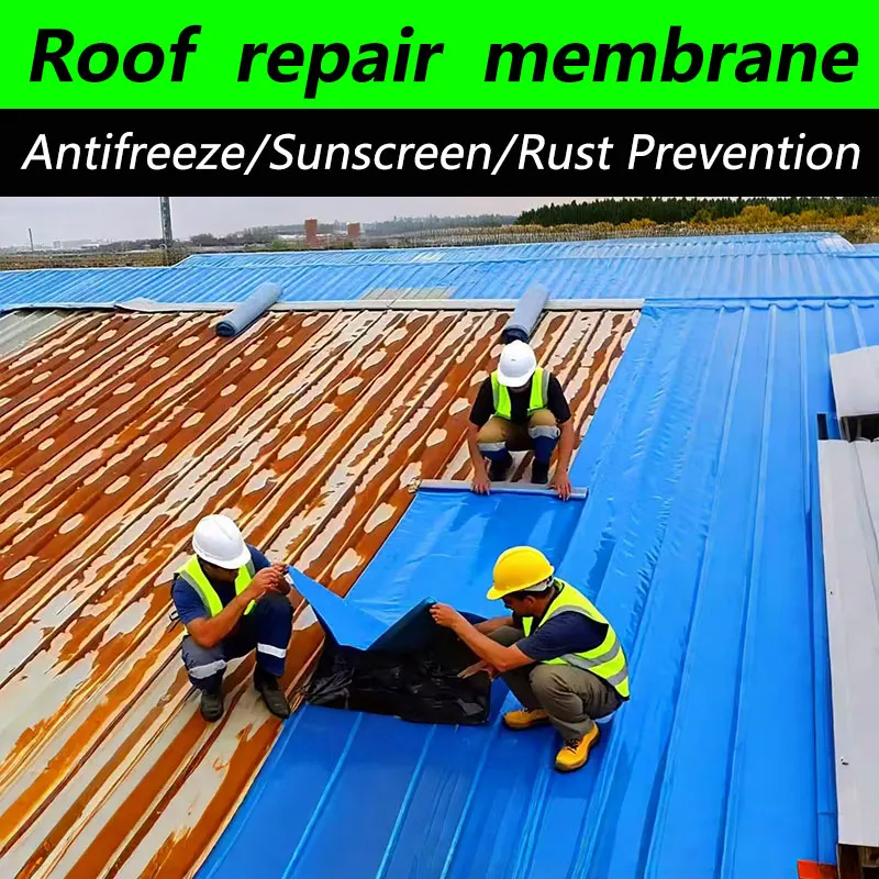 2-Pack 20"x16' Roof Repair Tape, Wide Waterproof Membrane for Metal, Plastic & Container Roofs, Self-Adhesive Leak Protection
2-Pack 20"x16' Roof Repair Tape, Wide Waterproof Membrane for Metal, Plastic & Container Roofs, Self-Adhesive Leak Protection