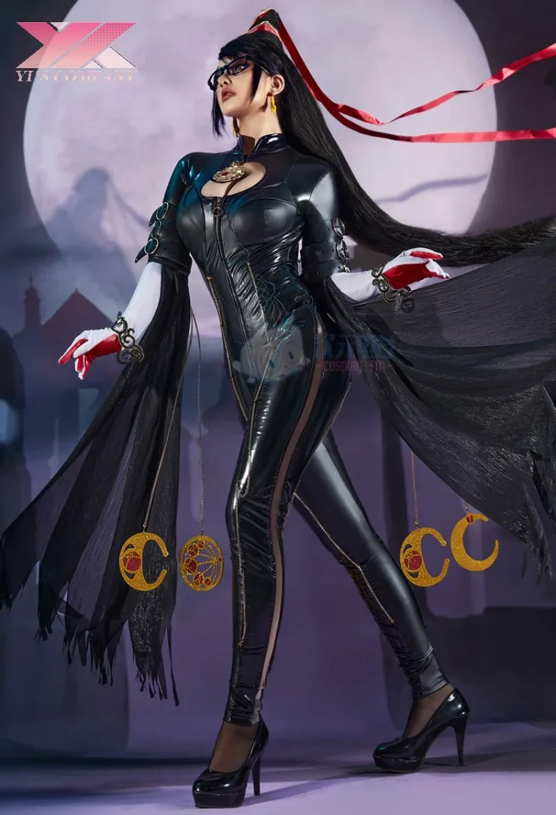 Костюм для косплея Bayonetta, Женский костюм на Хэллоуин, черная сексуальная одежда, полный комплект
Костюм для косплея Bayonetta, Женский костюм на Хэллоуин, черная сексуальная одежда, полный комплект