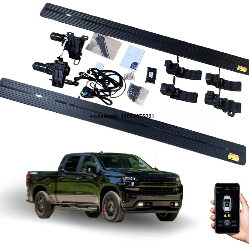 Electric Side Steps Bars Power Running Boards for Pickup Silverado Automatic Electric Power Side Step
Electric Side Steps Bars Power Running Boards for Pickup Silverado Automatic Electric Power Side Step