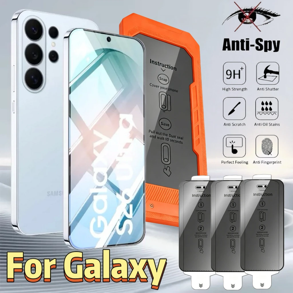 Защитная пленка для экрана с полным покрытием для Galaxy S26 Ultra/Plus/S26/S25/S24, 9H, без пузырьков и пыли, 3 шт.
Защитная пленка для экрана с полным покрытием для Galaxy S26 Ultra/Plus/S26/S25/S24, 9H, без пузырьков и пыли, 3 шт.