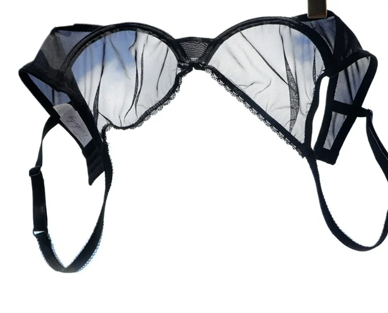 2 Piece Mesh Transparent Bras For Women Plus Size Sexy Lingerie Underwire Push Up See Thourgh Female Lace Brassiere TopKUCLUT
2 Piece Mesh Transparent Bras For Women Plus Size Sexy Lingerie Underwire Push Up See Thourgh Female Lace Brassiere TopKUCLUT
