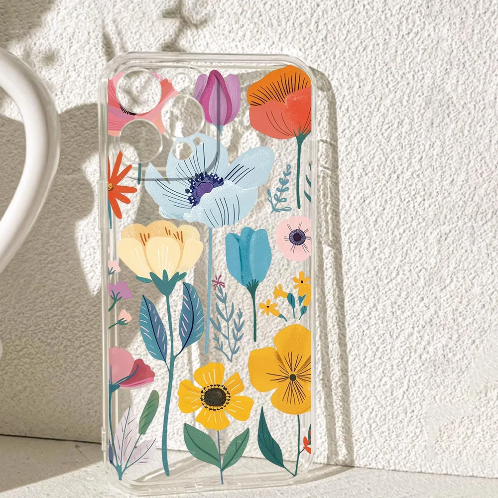 Hand Painted Flowers Silicone Phone Case for IPhone 17 16 15 14 13 12 11 Pro Xs Max Air Mini 7 8 6 6s Plus SE 2020 2022 Cover
Hand Painted Flowers Silicone Phone Case for IPhone 17 16 15 14 13 12 11 Pro Xs Max Air Mini 7 8 6 6s Plus SE 2020 2022 Cover