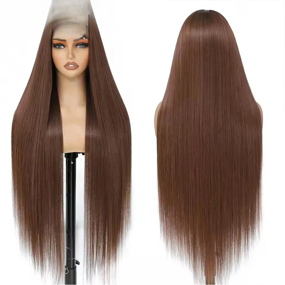 330Grams 36Inch 4x4 Lace Front Wigs Chestnut Brown Wigs Highlight Straight Blond P27/613# High Temperature Cosplay
330Grams 36Inch 4x4 Lace Front Wigs Chestnut Brown Wigs Highlight Straight Blond P27/613# High Temperature Cosplay