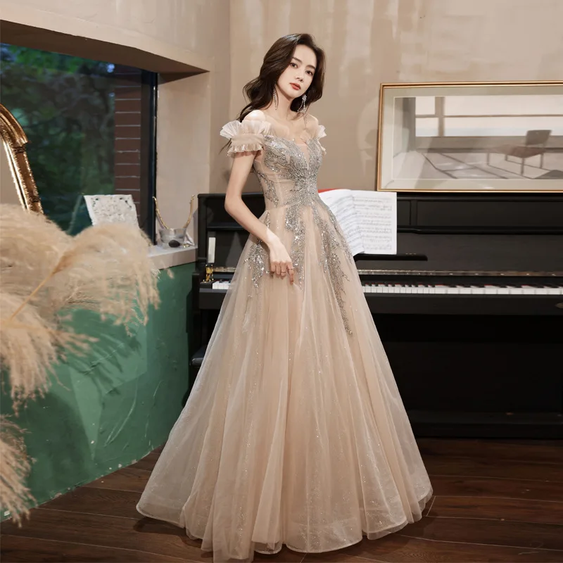 Fashion Women Evening Dresses Appliques Tulle Prom Party Gowns Formal Vestido De Noche Abenkleider robe soirée femme
Fashion Women Evening Dresses Appliques Tulle Prom Party Gowns Formal Vestido De Noche Abenkleider robe soirée femme