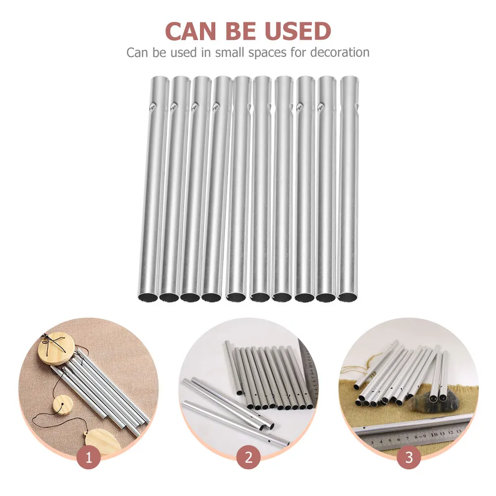 10pcs Wind Chime Tubes Diy Aluminium Tone Empty s Materials Sturdy Metal For Crafts Garden Decoration Hanging Pendant
10pcs Wind Chime Tubes Diy Aluminium Tone Empty s Materials Sturdy Metal For Crafts Garden Decoration Hanging Pendant