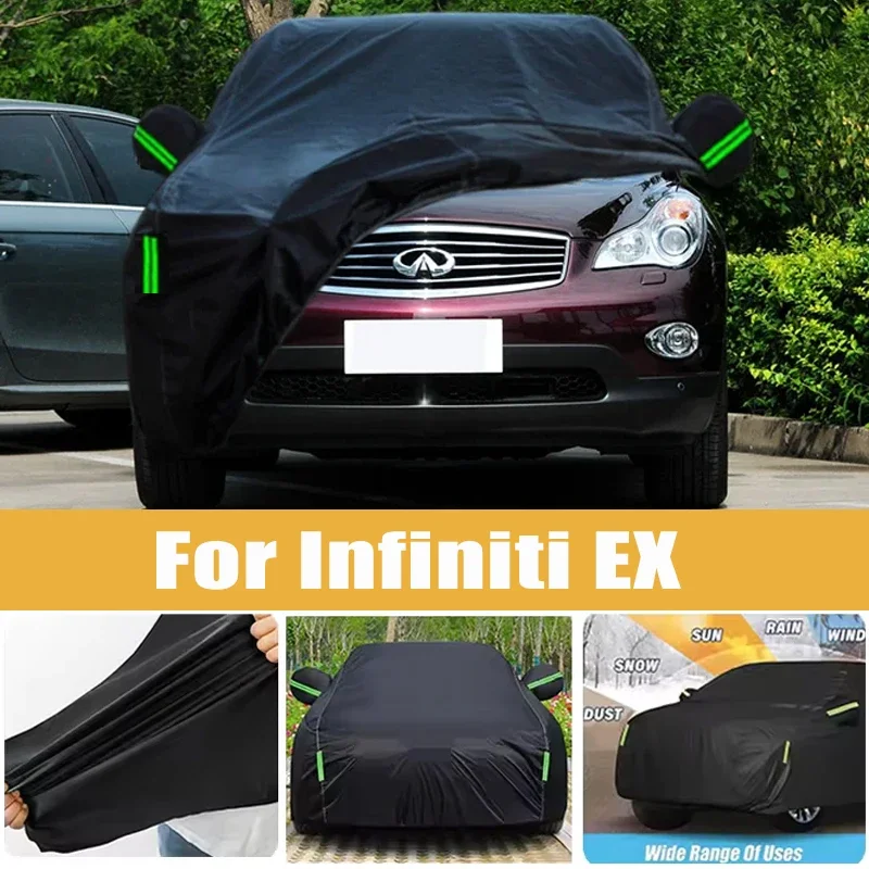 For Infiniti EX Full Car Cover Four Seasons Outdoor Sun Anti UV Rain Snow Dust Protection Oxford Cloth Accessories
For Infiniti EX Full Car Cover Four Seasons Outdoor Sun Anti UV Rain Snow Dust Protection Oxford Cloth Accessories