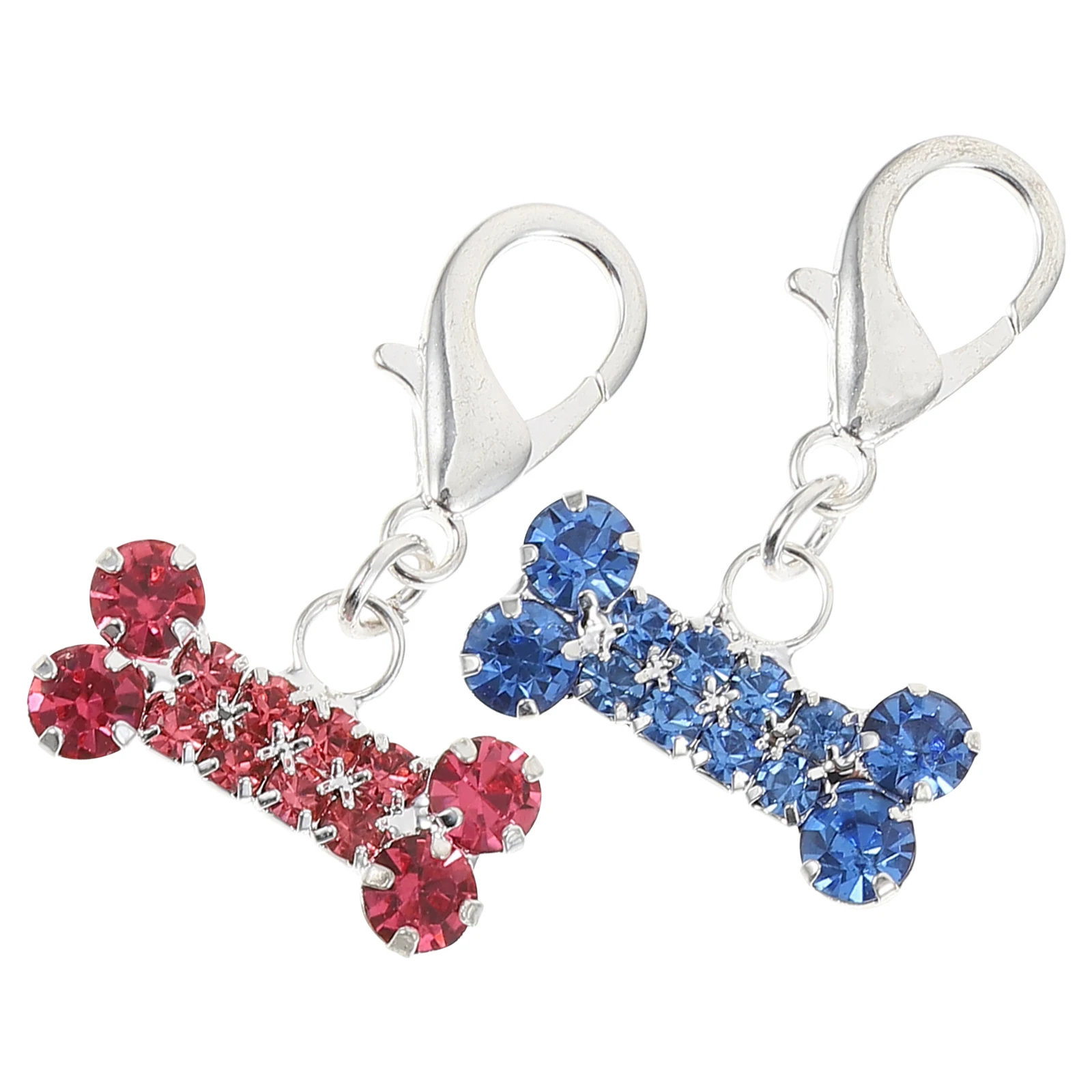 2 Pcs Rhinestone Dog Bone Pendant Alloy Collar Accessory Decorative Charm for Pet Collars Backpacks Keychains Bright Color
2 Pcs Rhinestone Dog Bone Pendant Alloy Collar Accessory Decorative Charm for Pet Collars Backpacks Keychains Bright Color