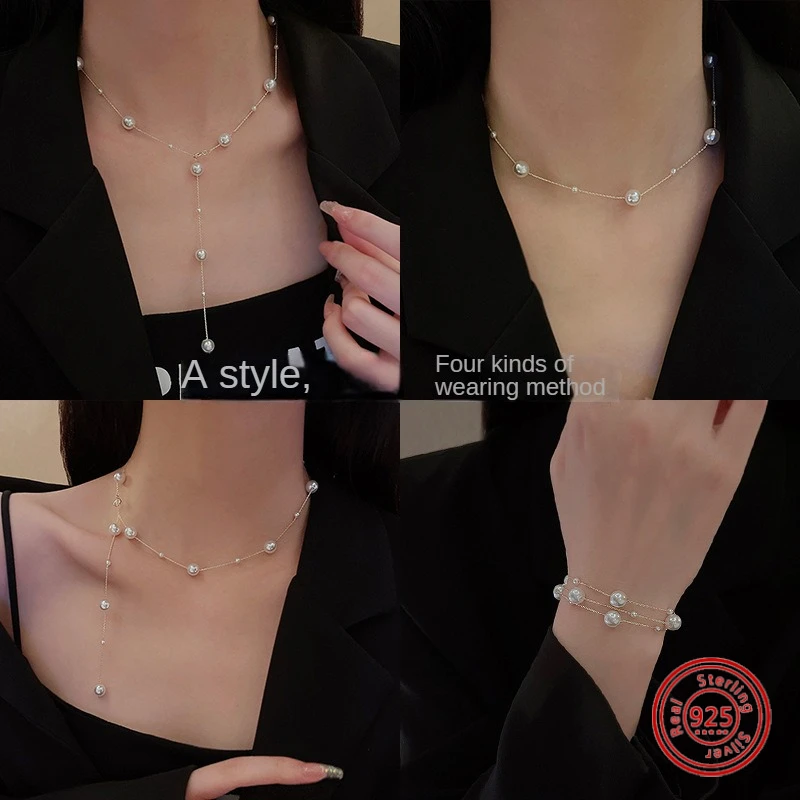 Luxury High Quality Full Sky Star Natural Freshwater Pearl 925 Sterling Silver Pendant Necklace Women's Jewelry Birthday Gift
Luxury High Quality Full Sky Star Natural Freshwater Pearl 925 Sterling Silver Pendant Necklace Women's Jewelry Birthday Gift