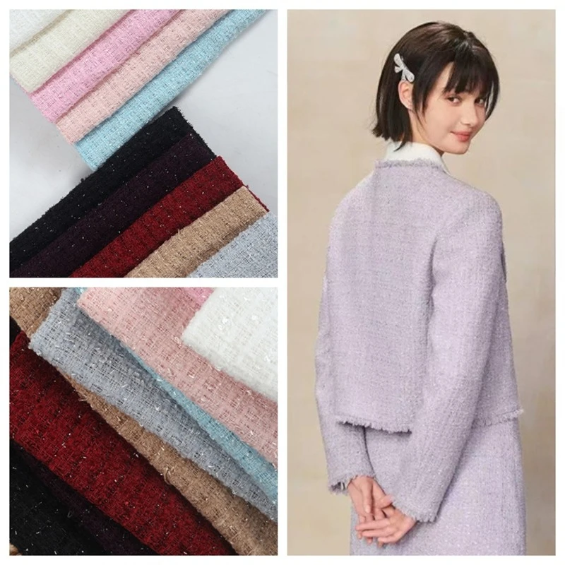 Plain Chenille Woven Tweed Fabric By The Meter for Coats Pants Dresses Cushions Sewing Soft Skin Friendly Wear-resistant Cloth
Plain Chenille Woven Tweed Fabric By The Meter for Coats Pants Dresses Cushions Sewing Soft Skin Friendly Wear-resistant Cloth