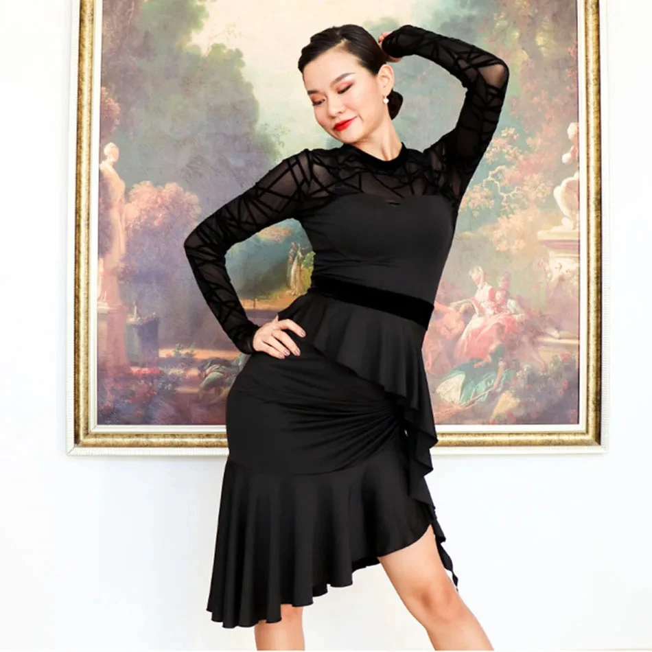 New Latin Dance Dress Women Evening Party Gown Standard Performance Costume Ballroom Practice Wear Competition Clothing
New Latin Dance Dress Women Evening Party Gown Standard Performance Costume Ballroom Practice Wear Competition Clothing