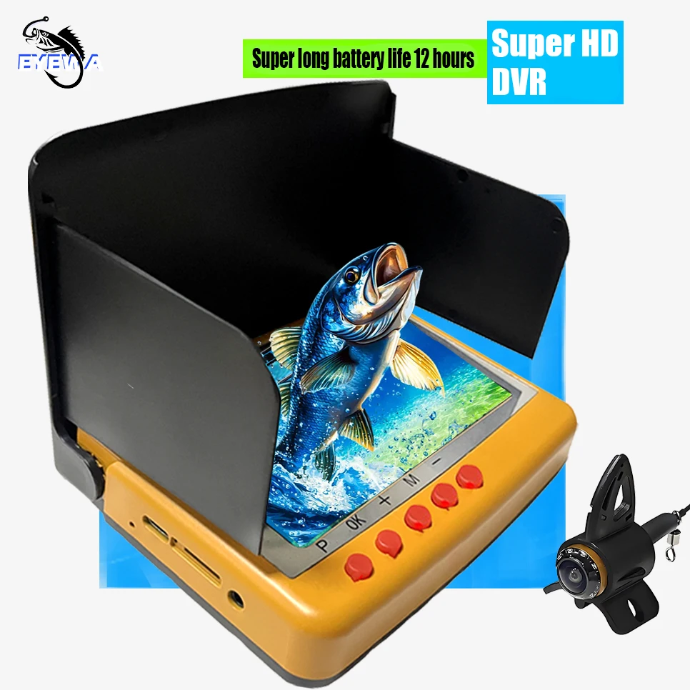 4.5 Inch HD OLED Monitor Underwater Fishing Camera Portable DVR System for Winter Ice Fishing Video Fish Finder System Gear
4.5 Inch HD OLED Monitor Underwater Fishing Camera Portable DVR System for Winter Ice Fishing Video Fish Finder System Gear